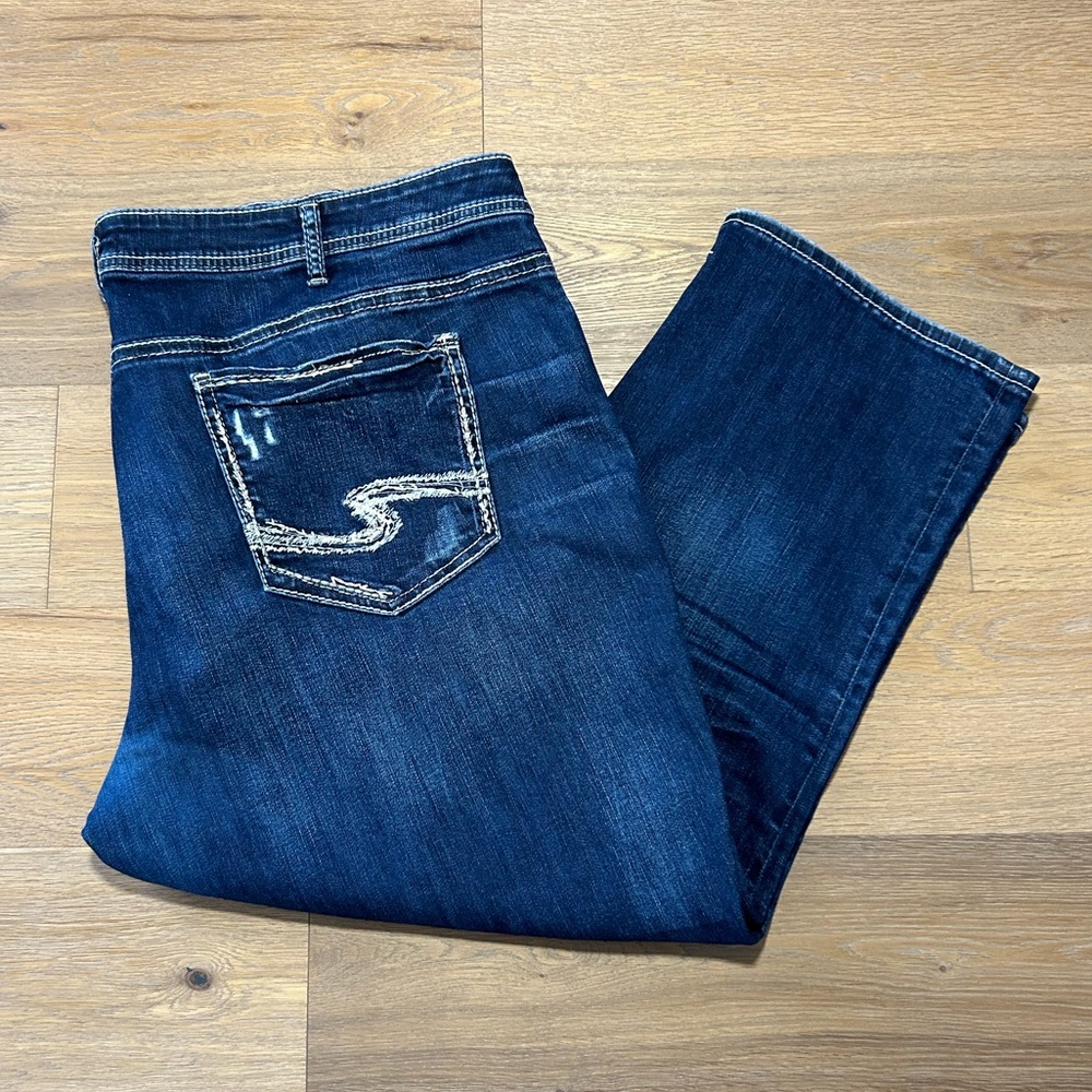 Plus size 24W Silver jeans